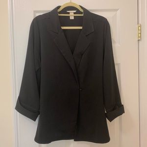 Black H&M Blazer Blouse